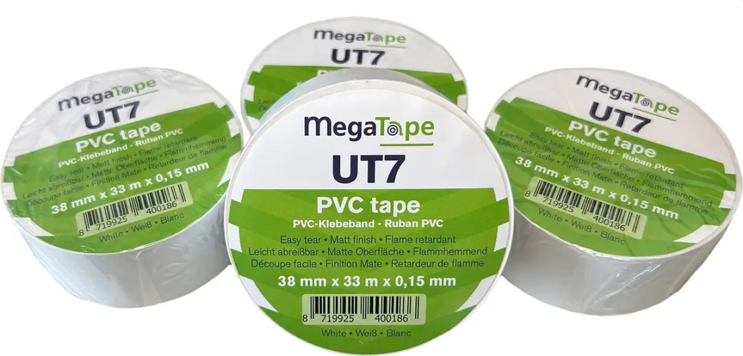 Kortpack Megatape UT7 PVC Isolatietape 38mm x 33m