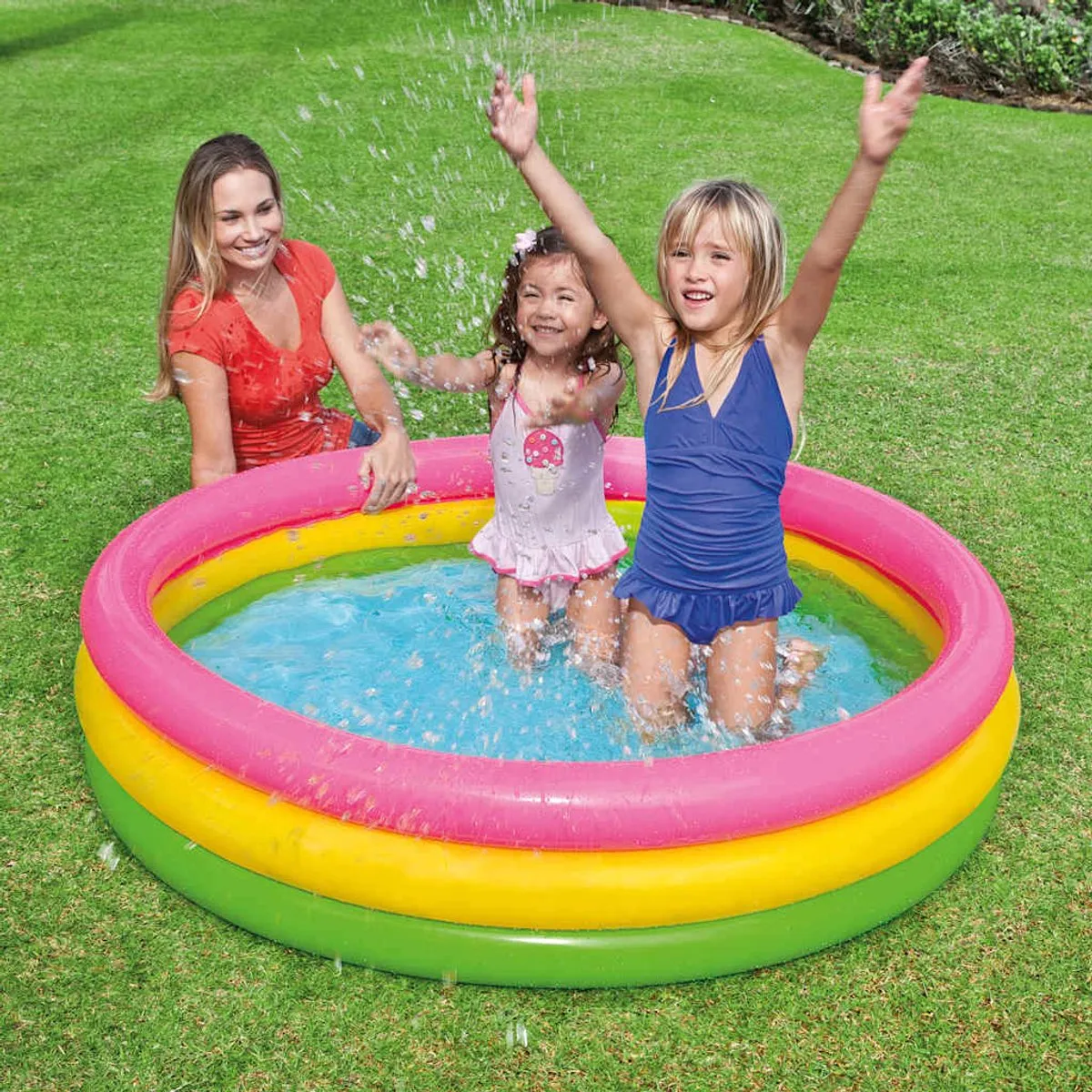 Intex Sunset Glow Opblaaszwembad Ø147cm - 275L - Multicolor