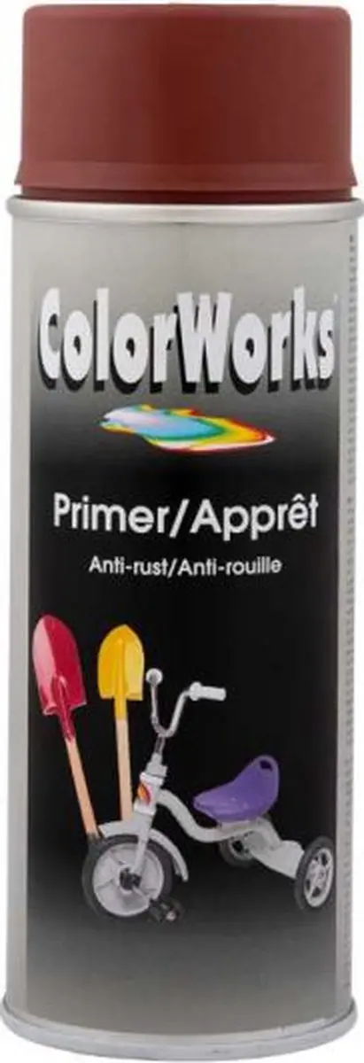 Motip Colorworks Anti-Roest Primer 400ml - Rood