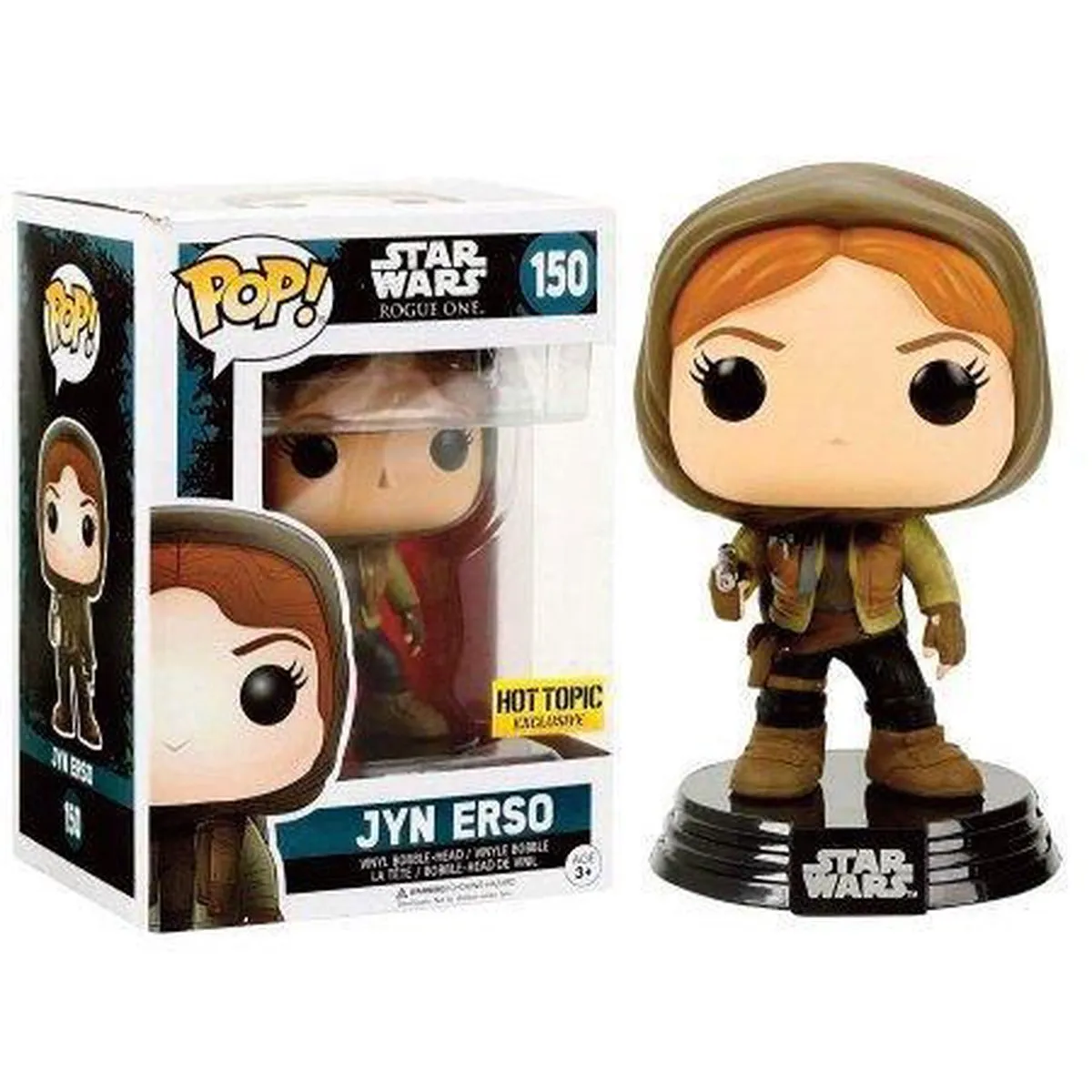 Funko Pop! Rogue One Jyn Erso Hooded Le Verzamelfiguur - Multi