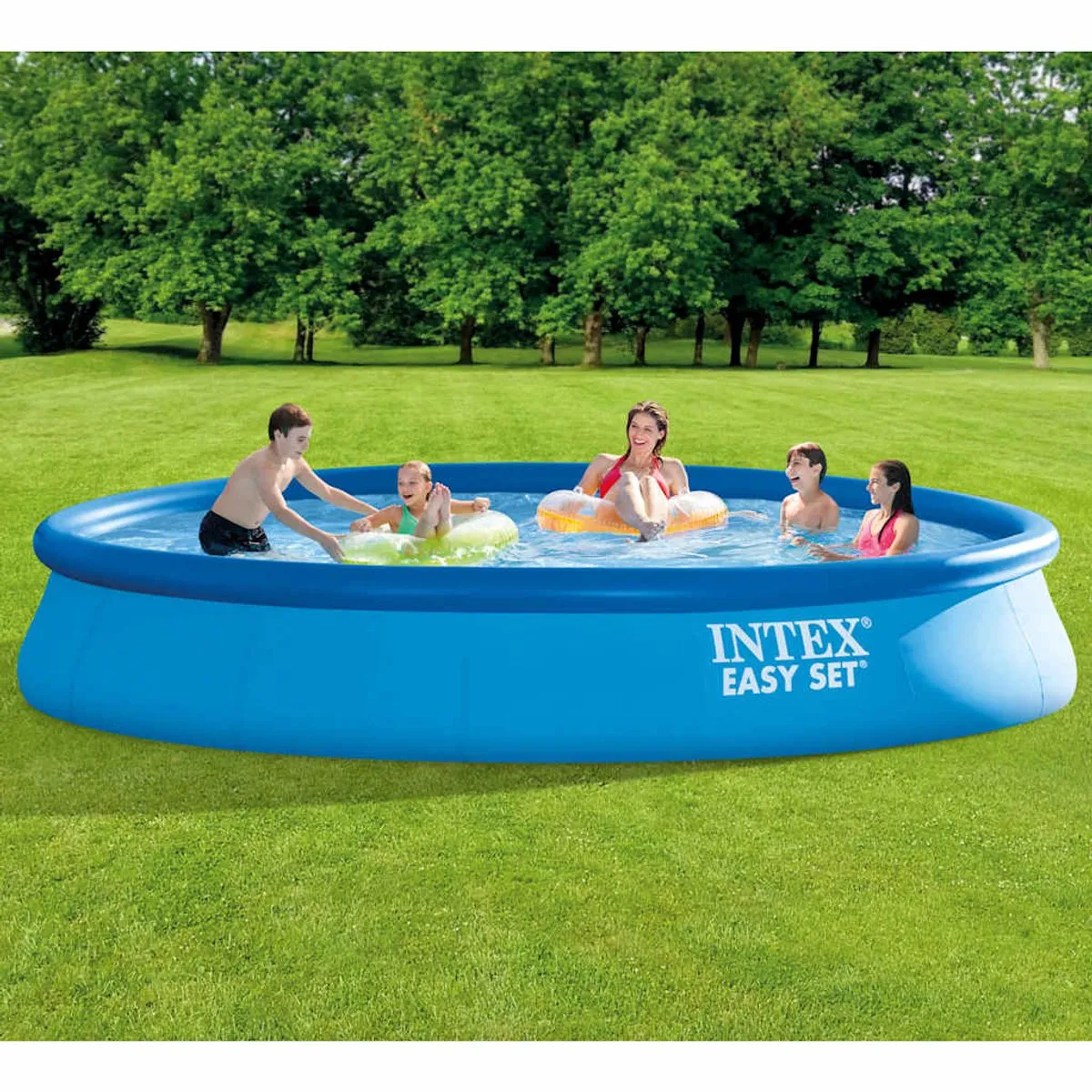 Intex Easy Set Pool Set 28158GN - Ø457cm x 84cm - Blauw