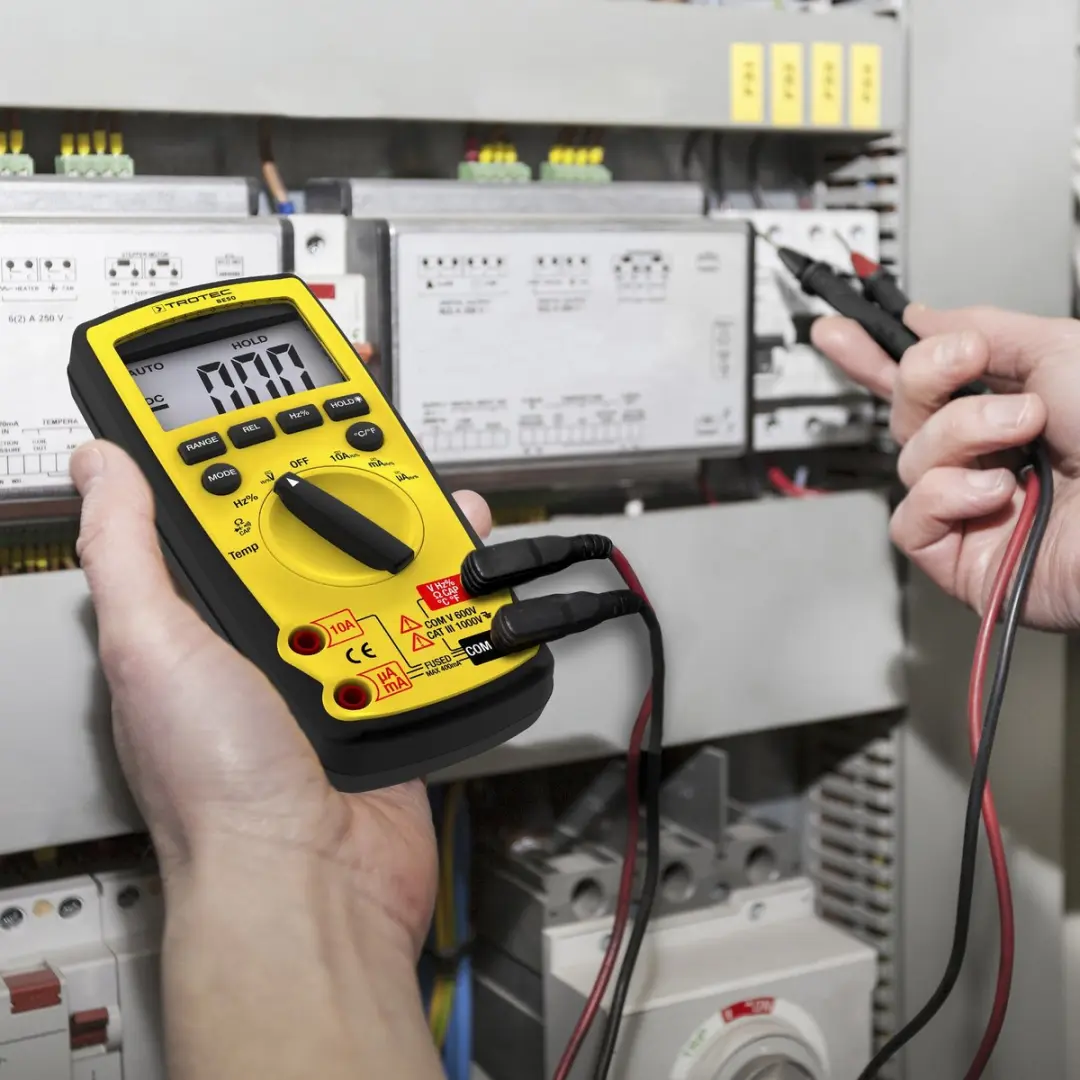 Trotec BE50 Digitale Multimeter - Geel/Zwart