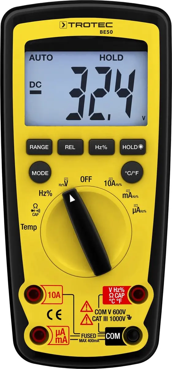 Trotec BE50 Digitale Multimeter