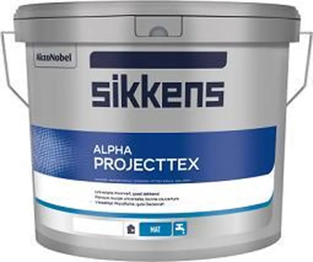 Sikkens Alpha Projecttex RAL 9001 Verf - 10L