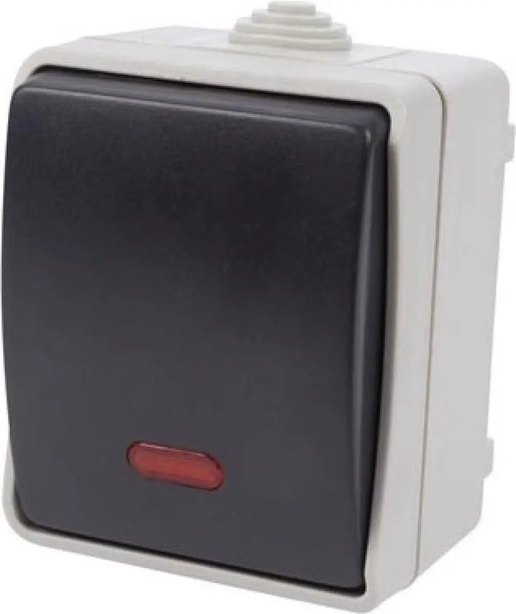 Perel Schakelaar Opbouw Spatwaterdicht 2300W