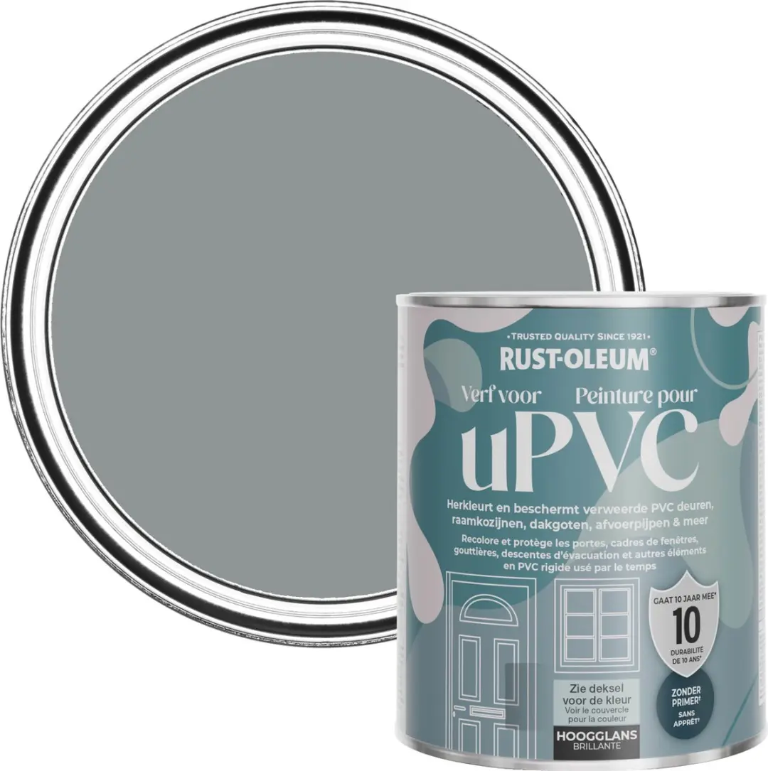Rust-Oleum Donkergrijs Hoogglans Verf 750ml