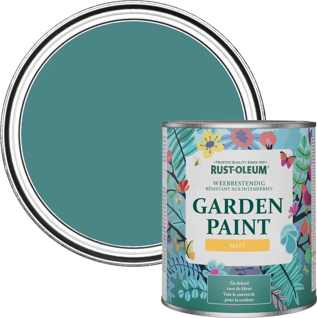 Rust-Oleum Pauwenveer 750ml Groene Tuinverf Matt
