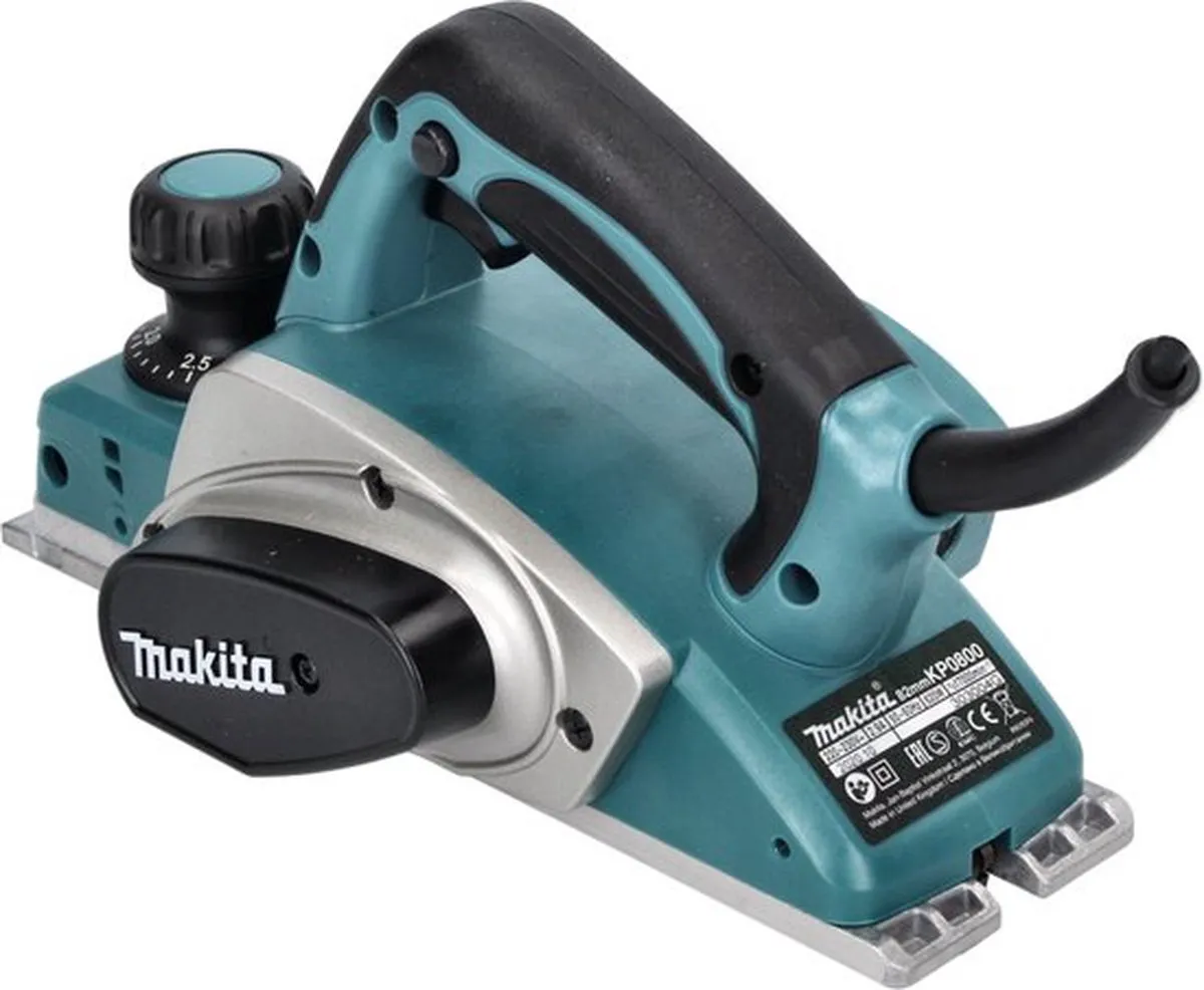 Makita KP0800 Falzhobel 620W - Blauw/Zwart - afbeelding 6 van 6