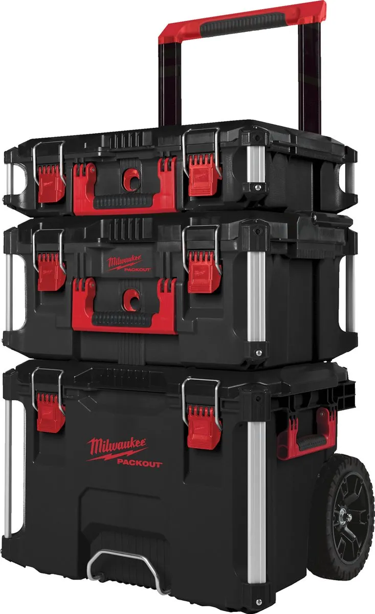 Milwaukee Packout 1+2+3 Opbergkofferset