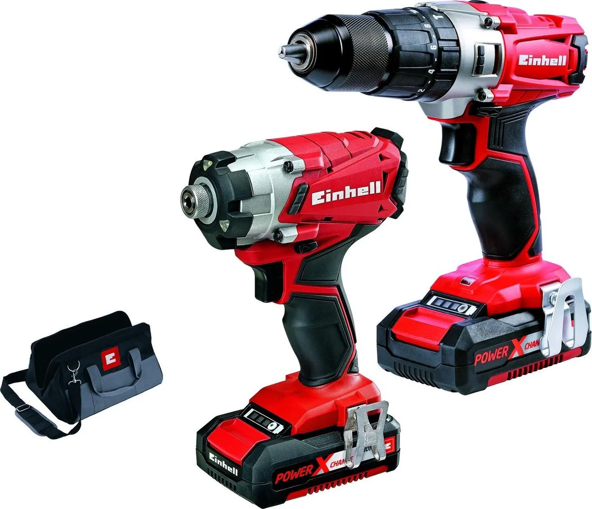 Einhell TE-TK 18 Li Power X-Change Accu Klopboormachine/Slagschroevendraaier - 2x 2.0Ah