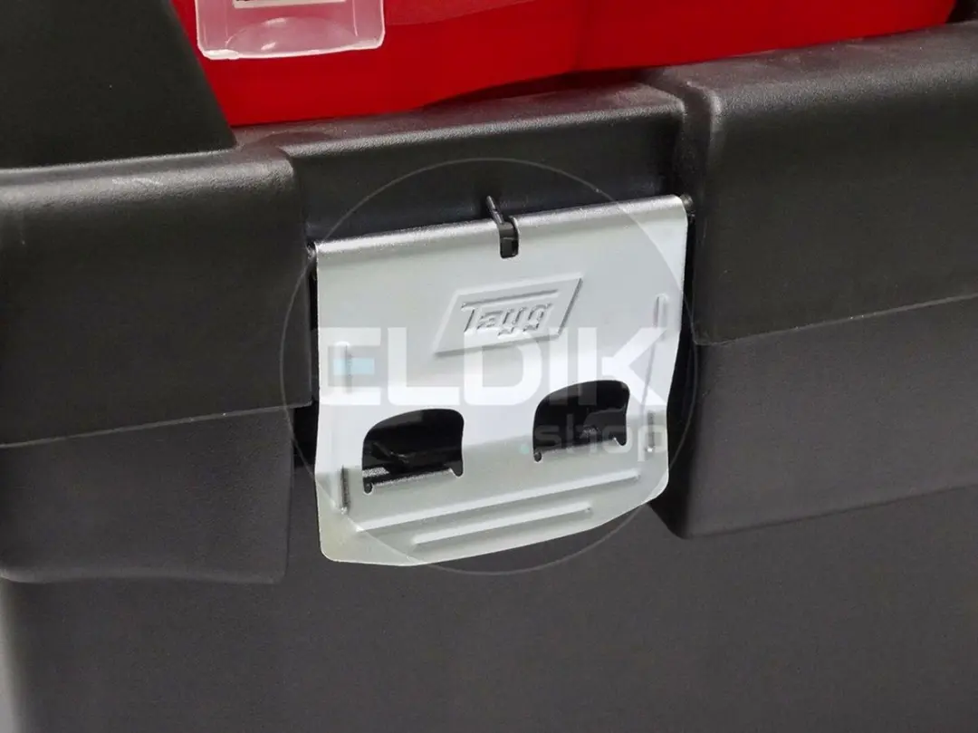 Tayg Gereedschapbox 45x29x25cm - 3 Vakken - Zwart