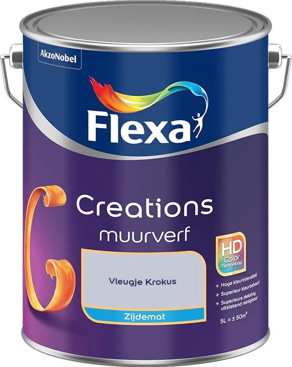 Flexa Creations Muurverf Zijdemat Vleugje Krokus 5L