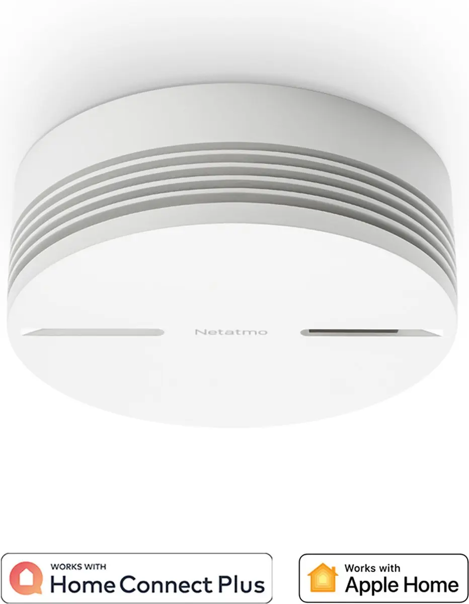 Netatmo Slimme Rookmelder Wifi - 10 Jaar Batterij - Wit