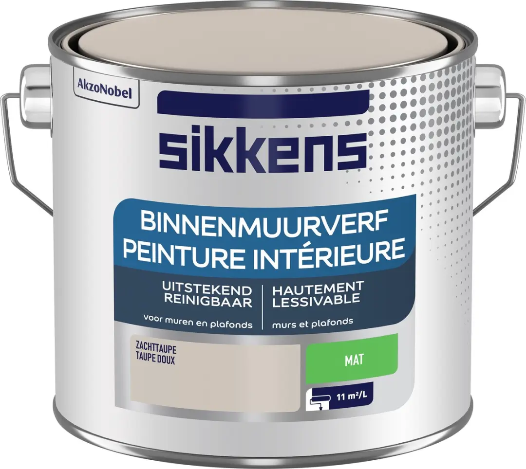 Sikkens Binnenmuurverf Mat Zachttaupe 2,5L