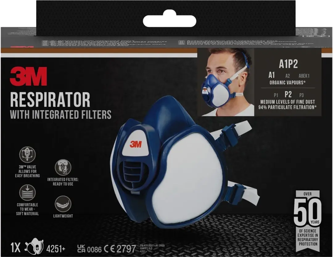 3M Mondmasker A1P2 Herbruikbaar