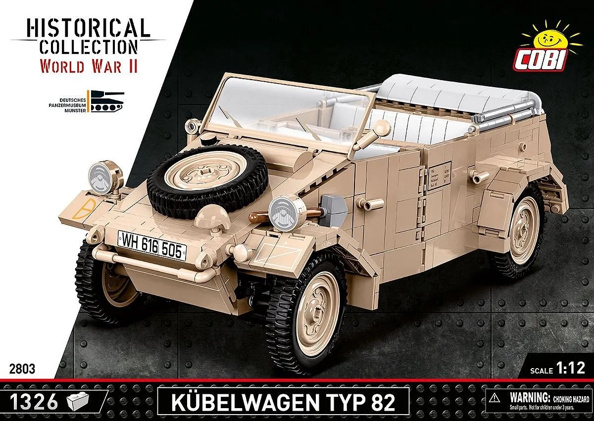 Cobi Kübelwagen Type 82 COBI-2803 - 1326 Stukken - Meerkleurig