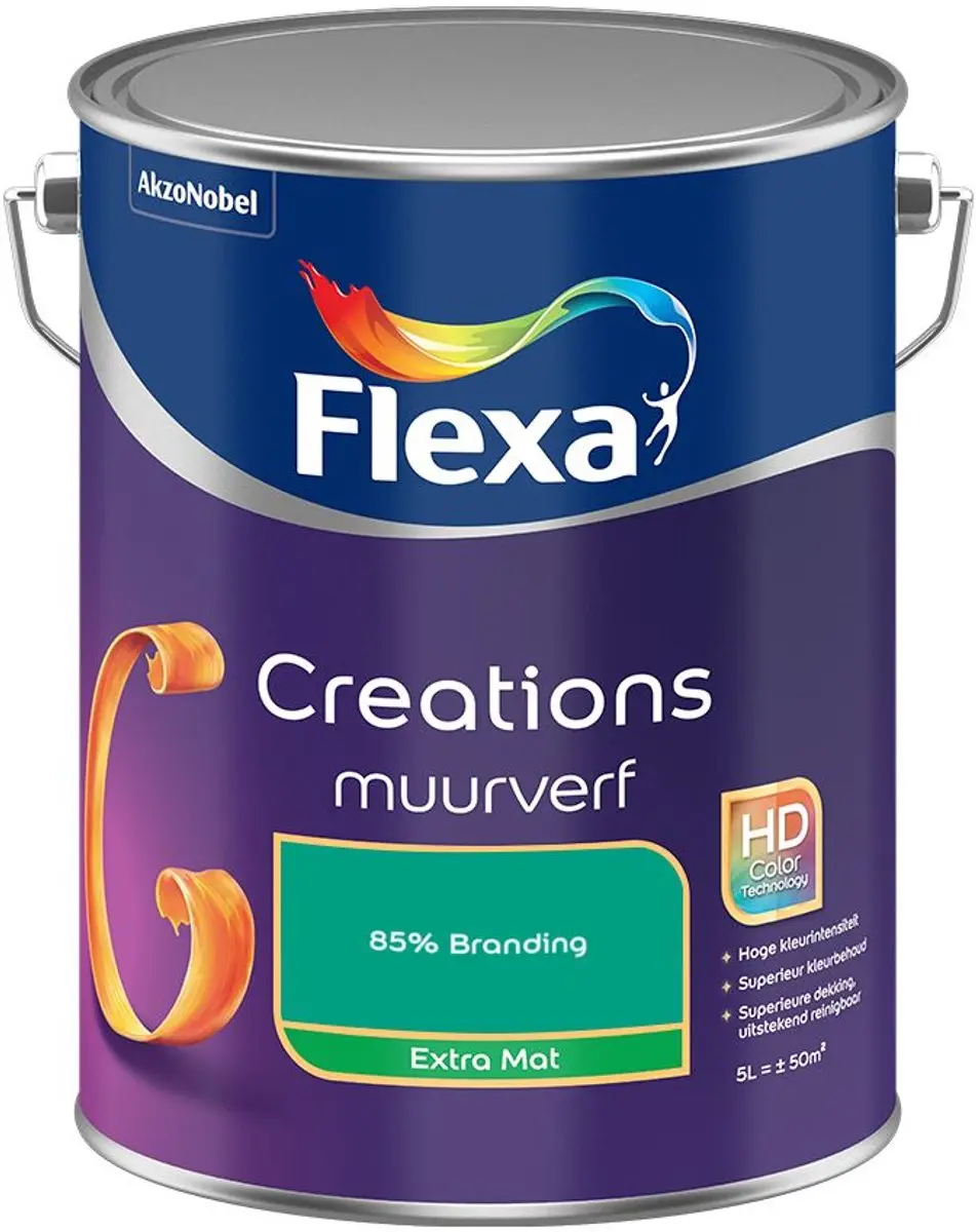 Flexa Creations Muurverf Extra Mat 85% Branding