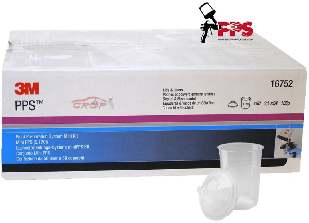3M 16114 Paint Preparation System PPS Mini Kit - 170ml - Meerkleurig