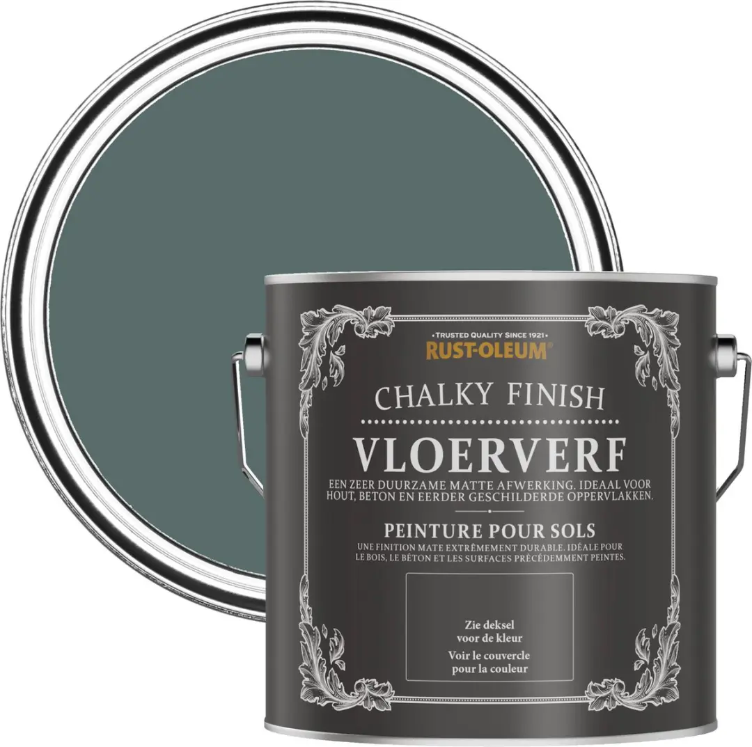 Rust-Oleum Groen Vloerverf Diepe Zee 2,5L