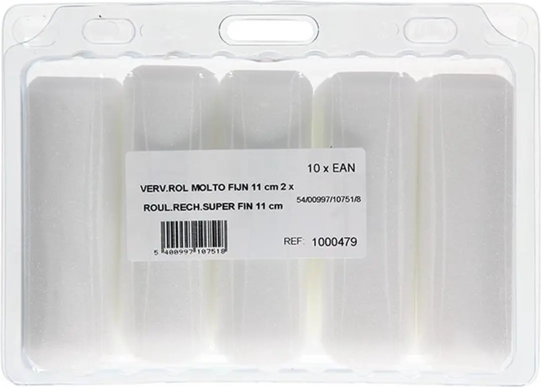 Anza Schuimroller Extra Fijn 11cm - 10 Stuks - afbeelding 6 van 6