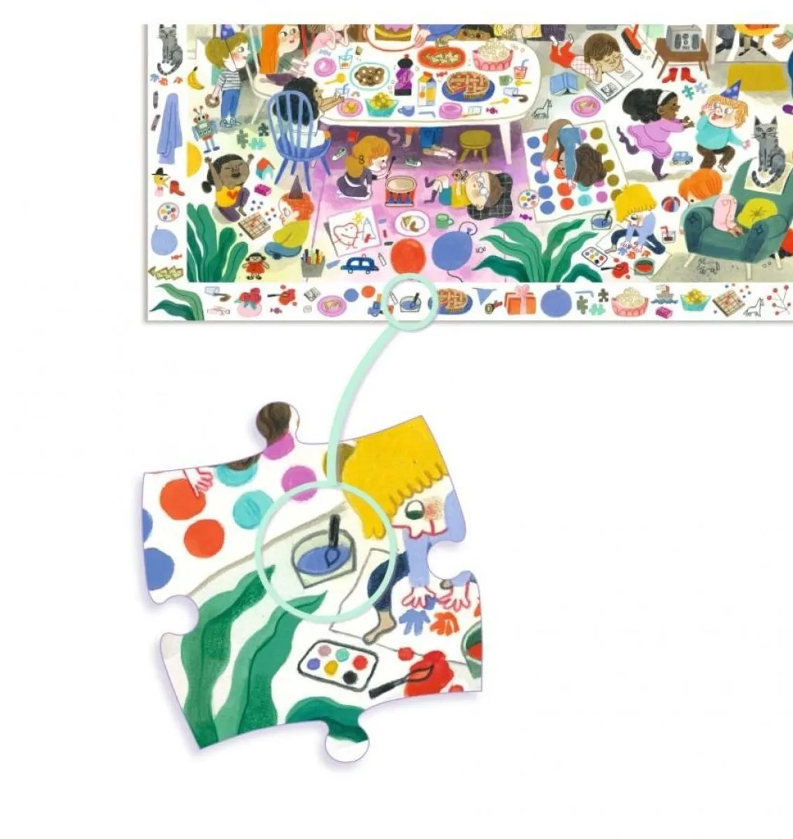 Djeco Observatiepuzzel 54 Stuks - Multicolor