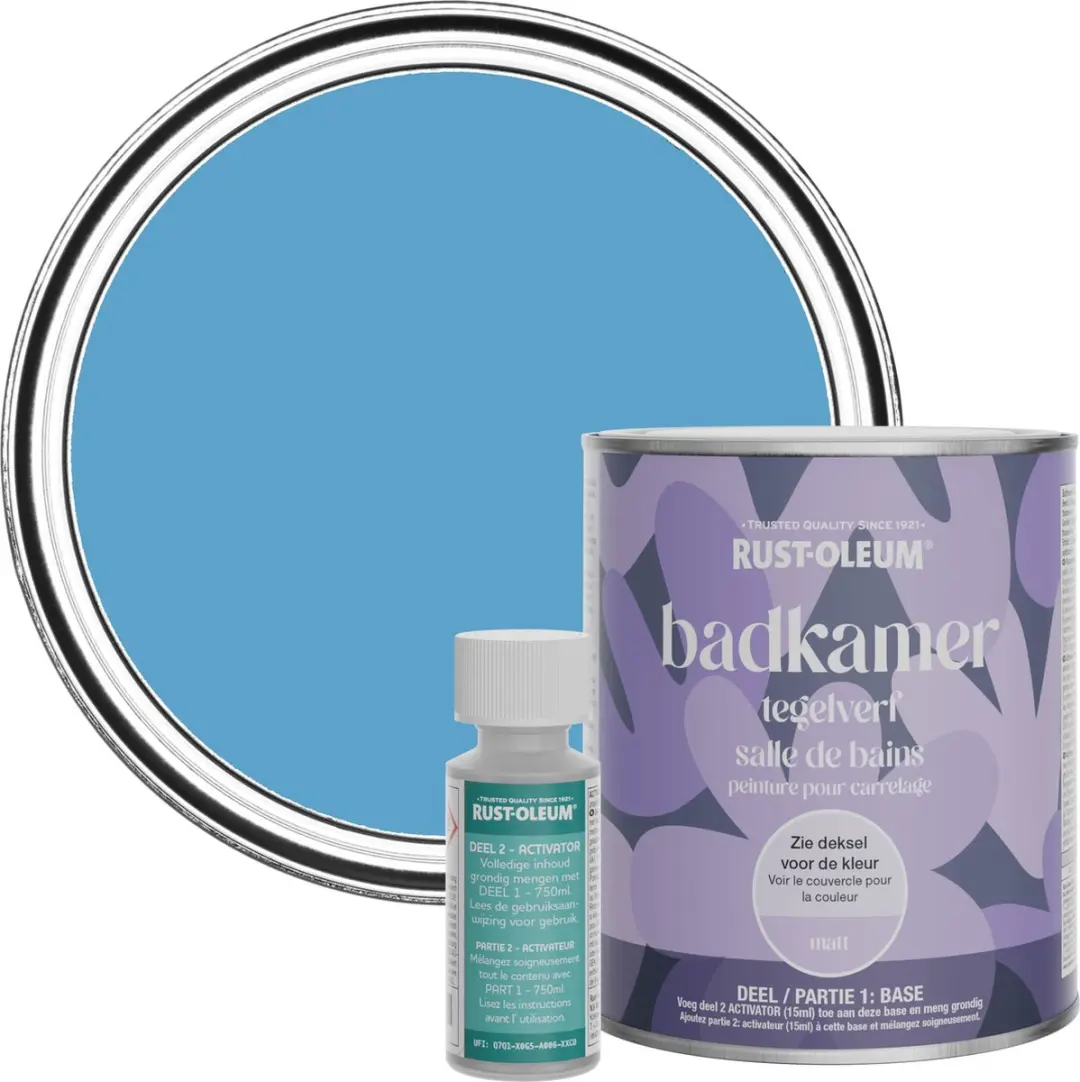 Rust-Oleum Blauw Badkamer Tegelverf Matt