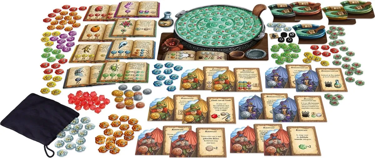 999 Games De Kwakzalvers van Kakelenburg Kruidenheksen Uitbreiding Bordspel - 999-KWA02