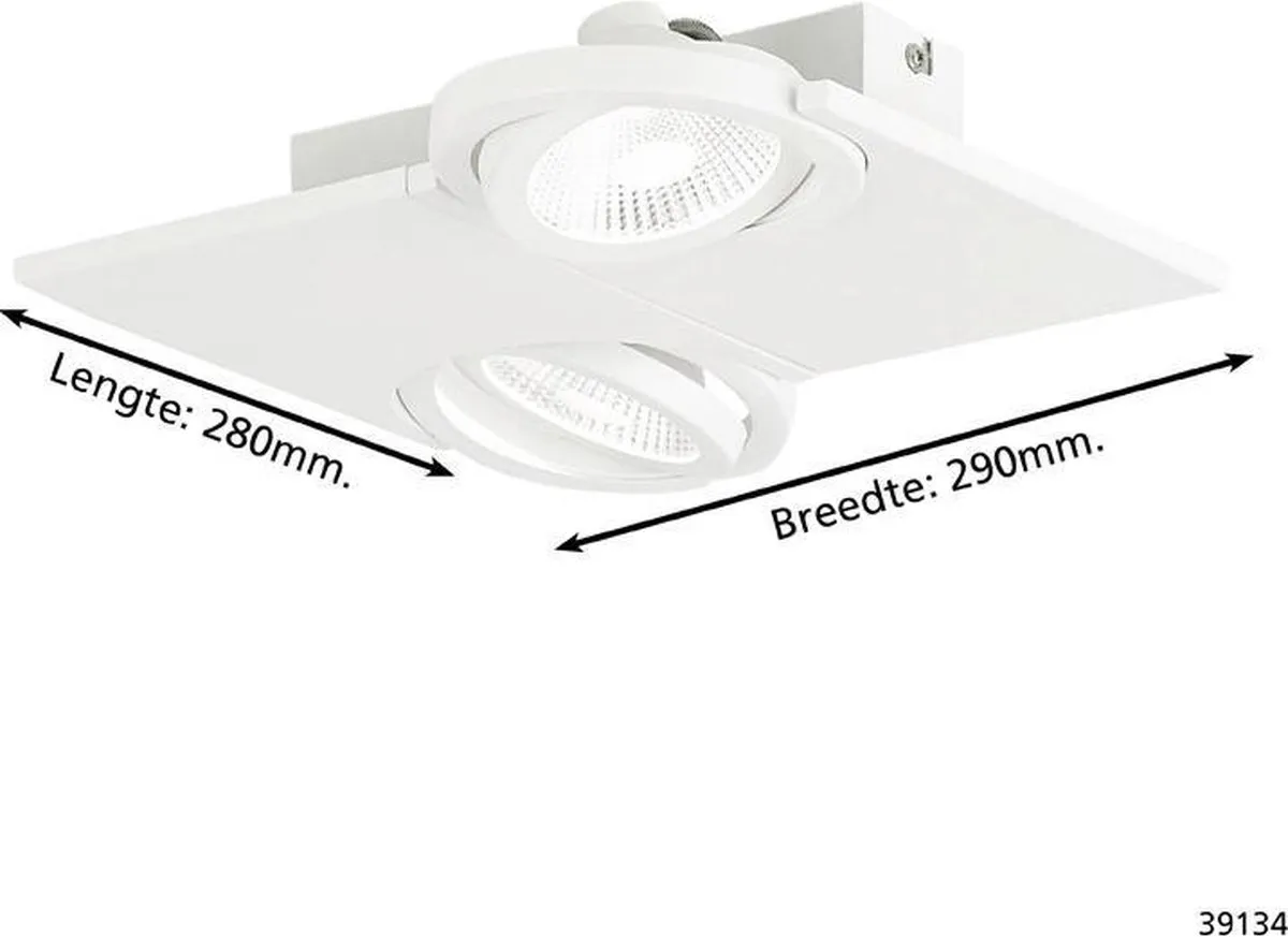 Eglo Brea Spot - 2 Lichtpunten Wit