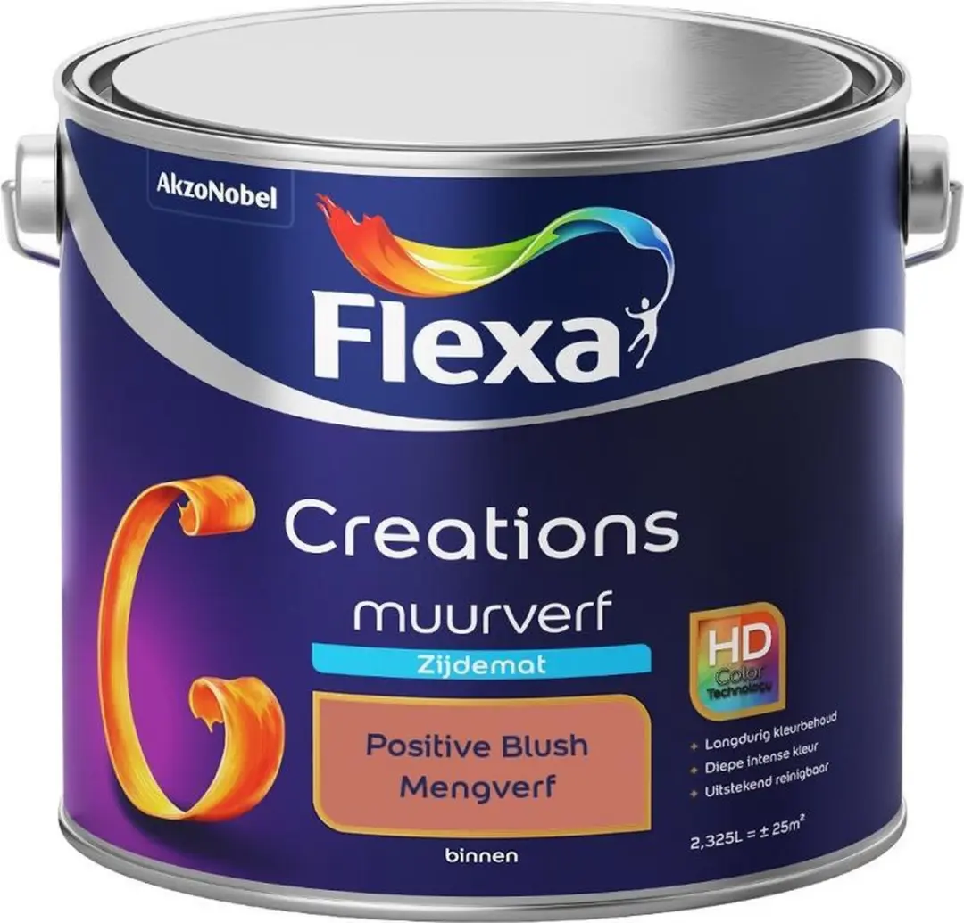Flexa Creations Muurverf Zijdemat Positive Blush 2,5L