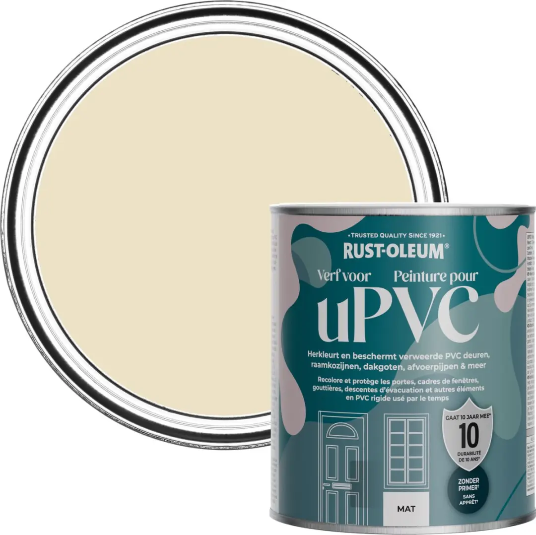 Rust-Oleum Crème Verf PVC Featherstone 750ml