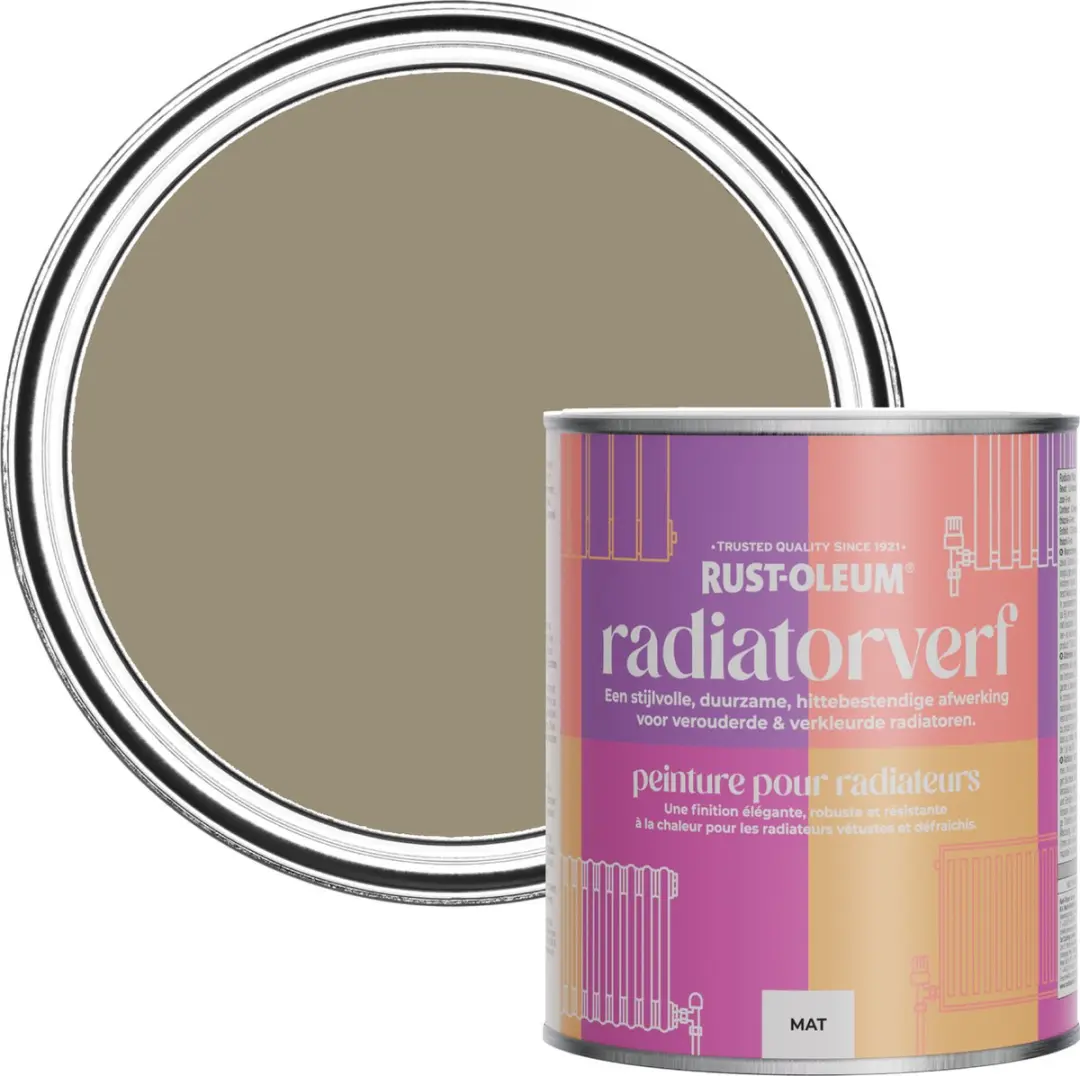 Rust-Oleum Lichtbruine Radiatorverf 750ml