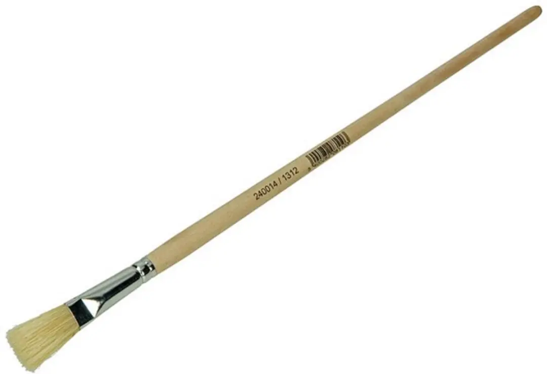Anza Lyons Penseel Plat Maat 14 - 2mm - Wit