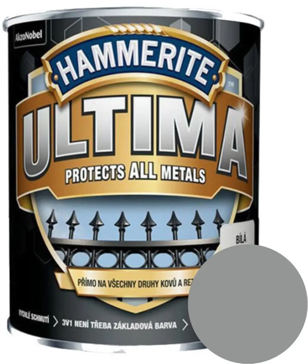 Hammerite ULTIMA 0,75 Grijs Mat Verf