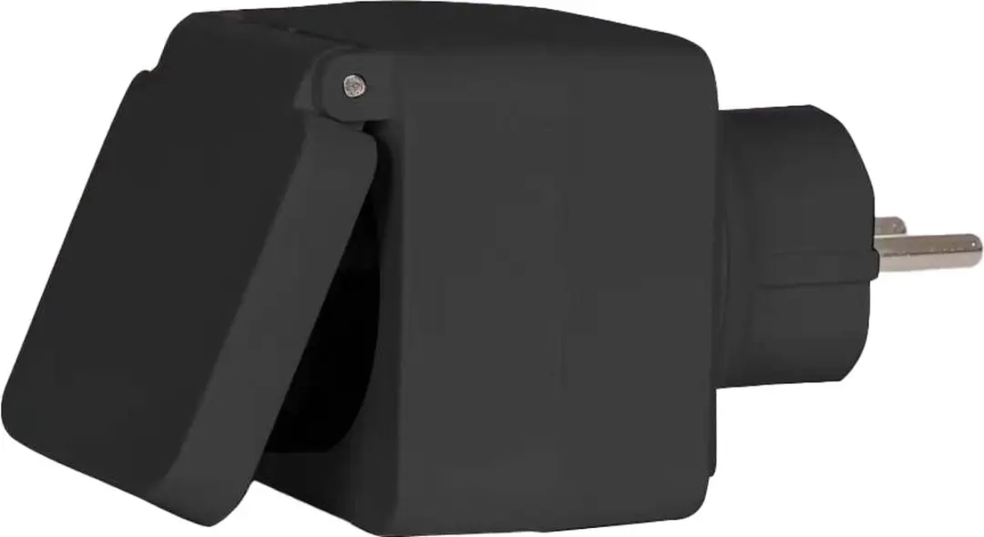 Denver PLO108 Smart Plug - Waterproof - Zwart