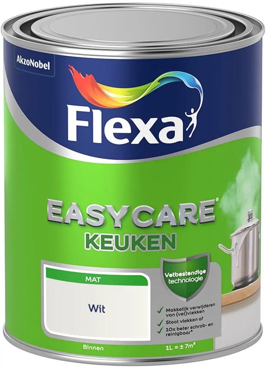 Flexa Easycare Keukenverf Wit 1L