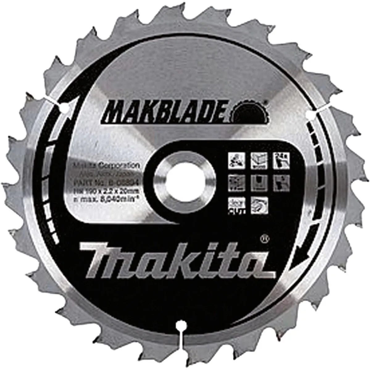 Makita B-32792 Afkortzaagblad Hout 255mm 60T
