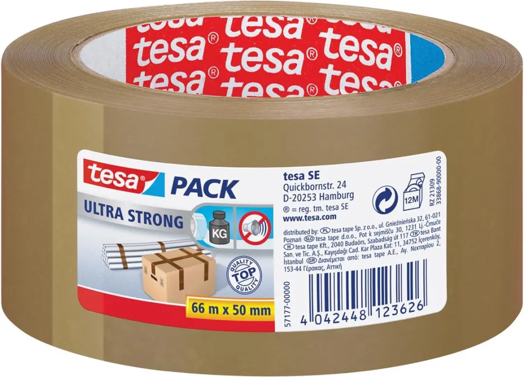 Tesa TesaPack Ultra Strong Verpakkingstape 50mm x 66m - 6 Stuks