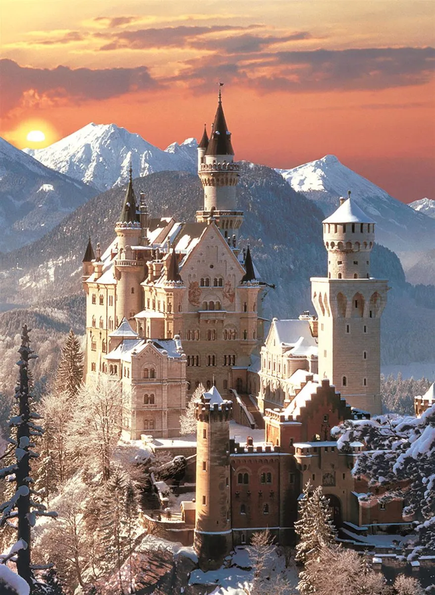 Clementoni Neuschwanstein Kasteel Puzzel 1500 Stuks
