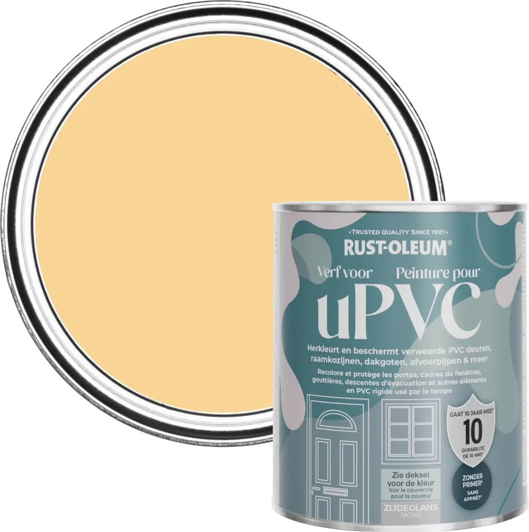 Rust-Oleum Geel Zijdeglans Verf Mosterd 750ml