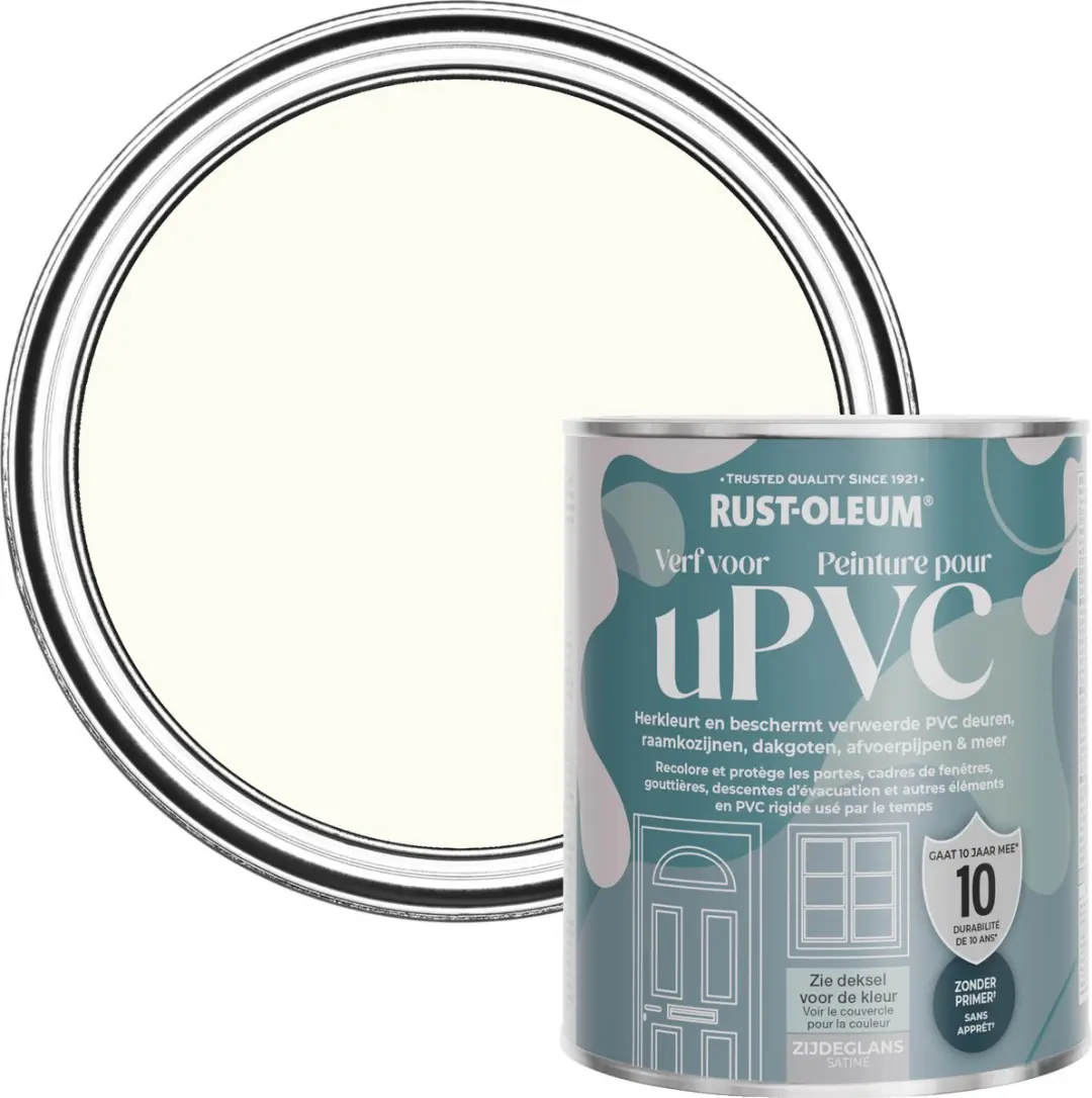 Rust-Oleum Gebroken Wit Zijdeglans Verf 750ml