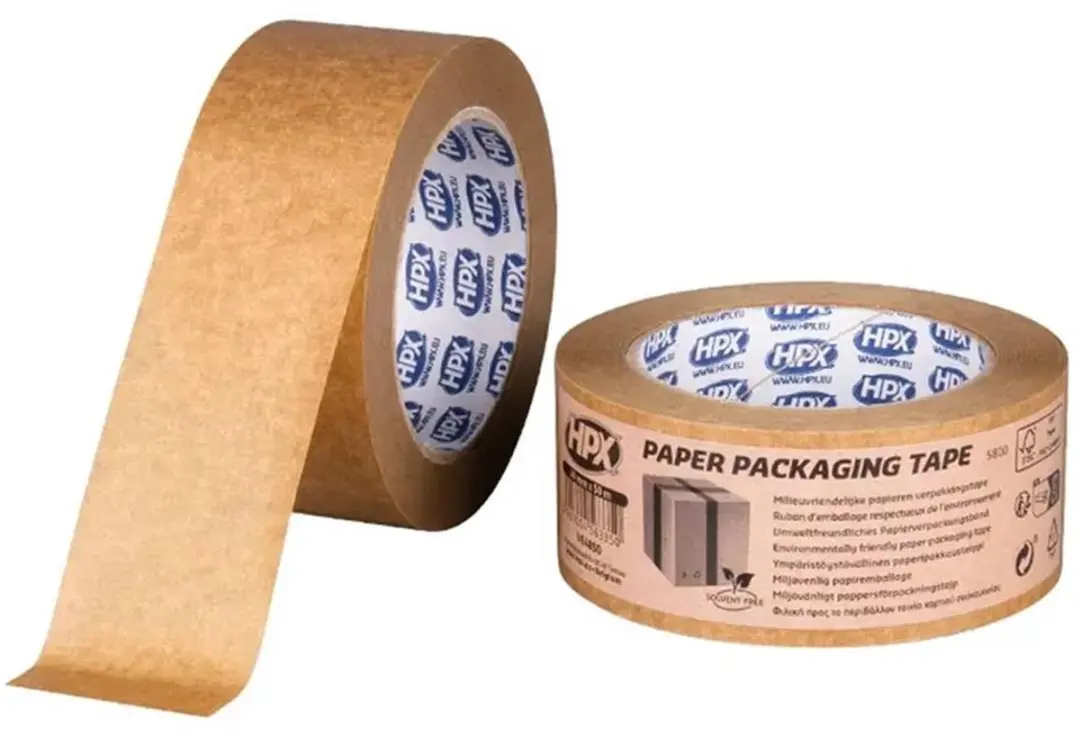 HPX Papier Verpakkingstape 48mm x 50m - Bruin