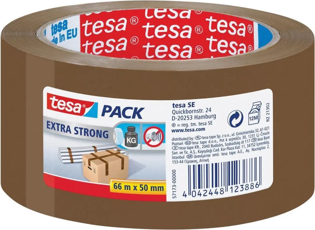 Tesa 57173 Verpakkingstape 50mm x 66m