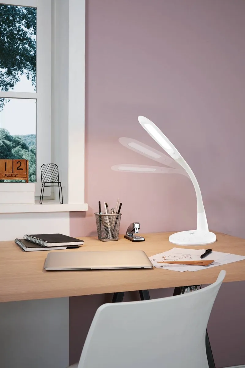 Eglo Trunca LED Tafellamp - Ø30,5cm - Wit