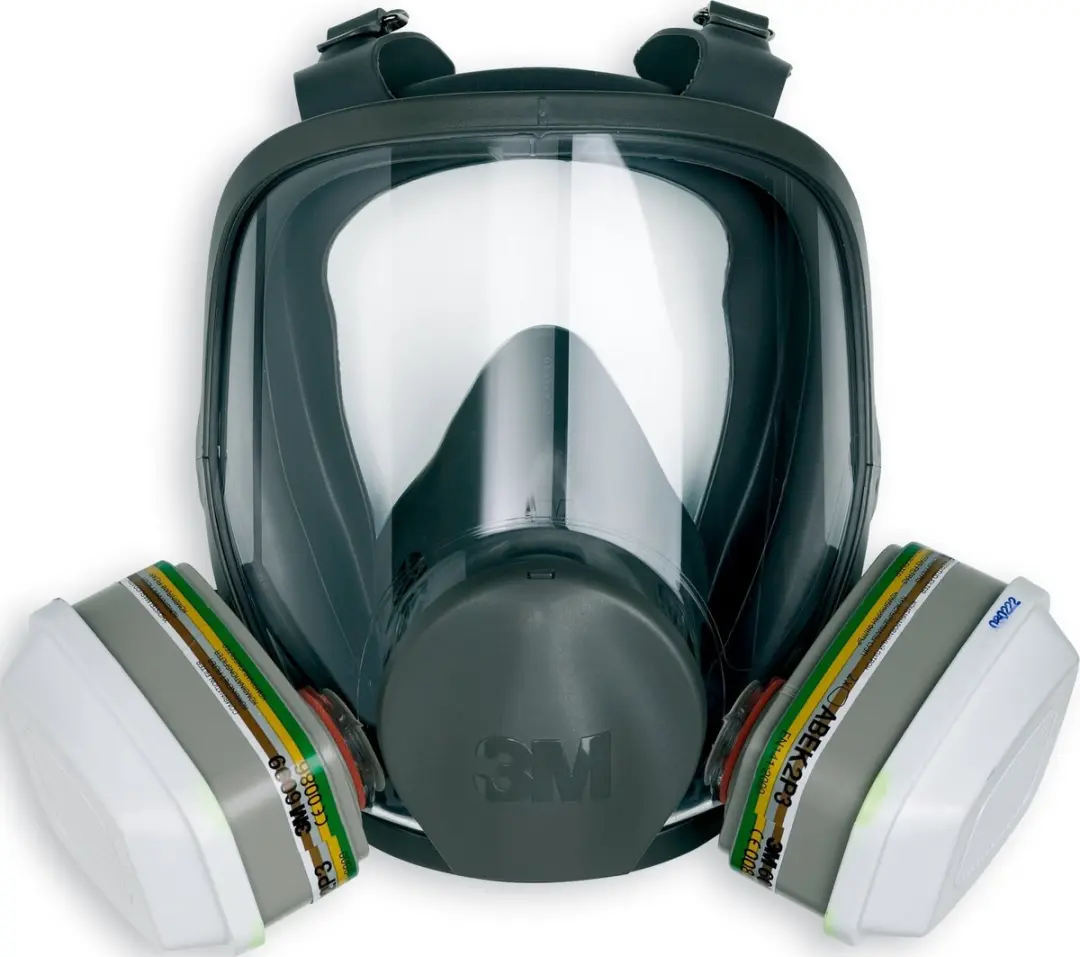 3M 6000 Volgelaatsmasker L - Zwart