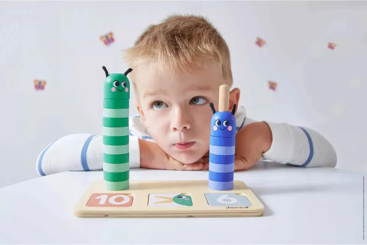 Janod Leer Tellen En Vergelijken Educatief Spel - Multikleur
