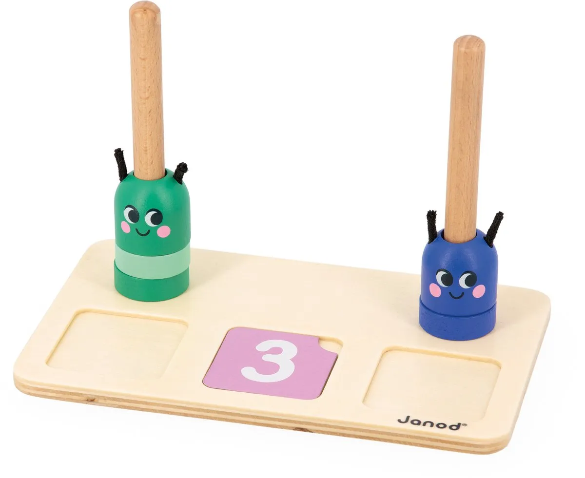 Janod Leer Tellen En Vergelijken Educatief Spel - Multikleur