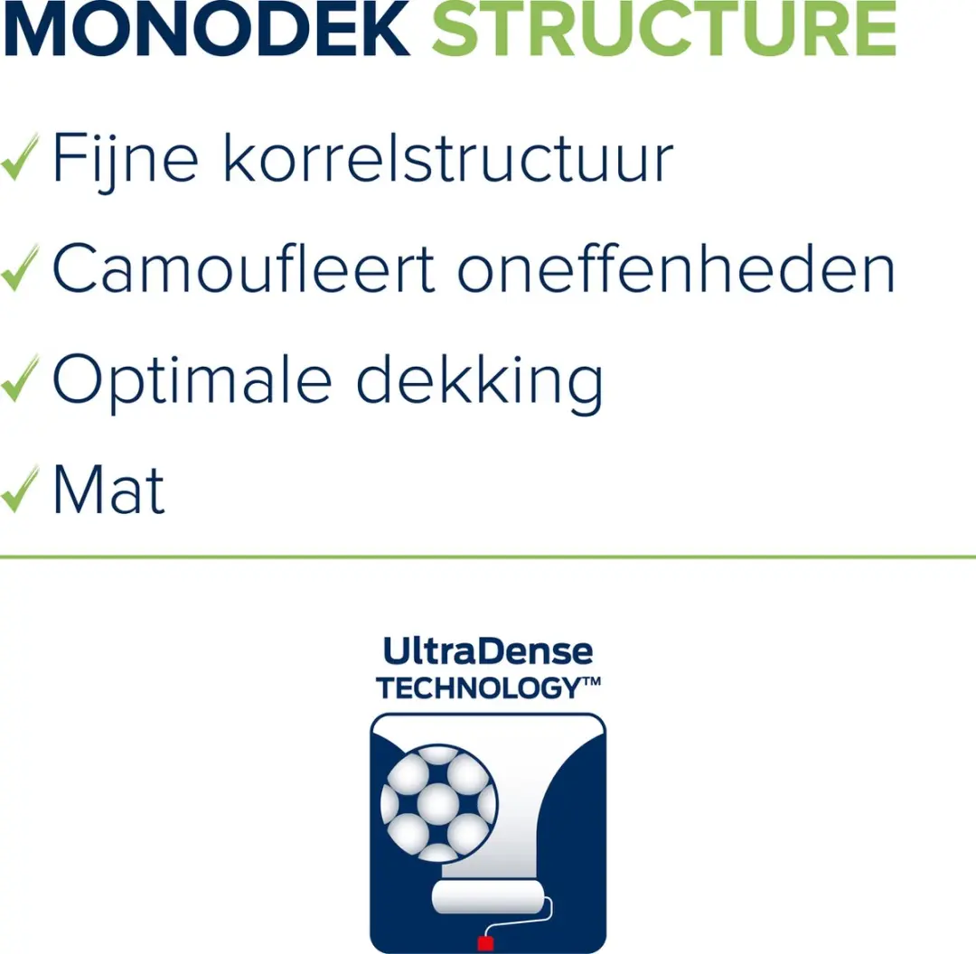 Histor Monodek Structure Muurverf 2,5L - Wit