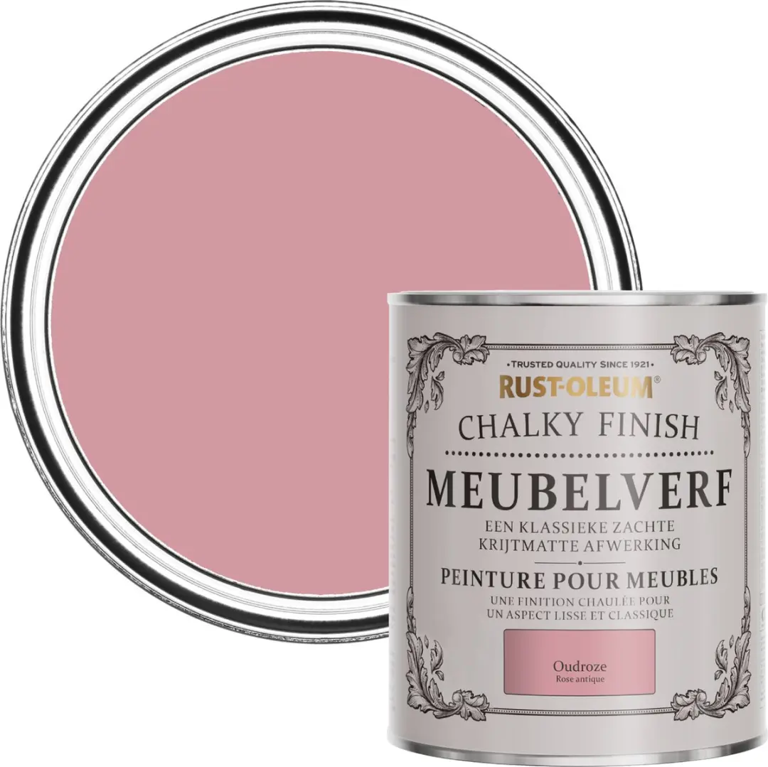 Rust-Oleum Roze Chalky Finish Meubelverf 750ml