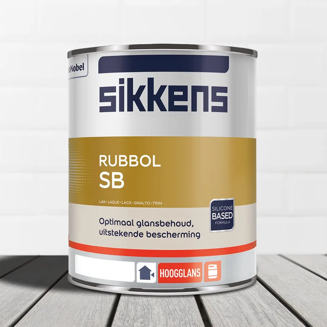 Sikkens Rubbol SB 1L Houtverf - Wit