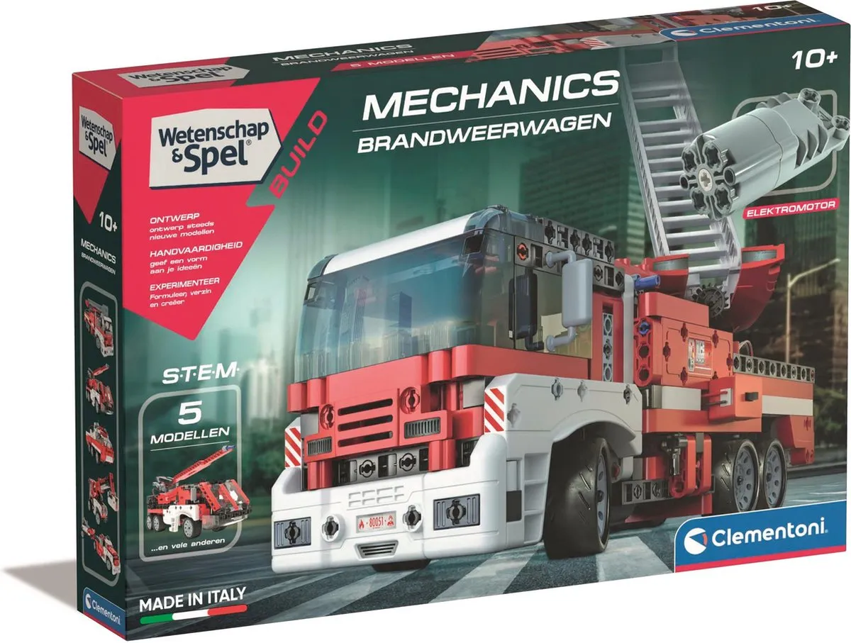 Clementoni Mechanica Brandweerwagen